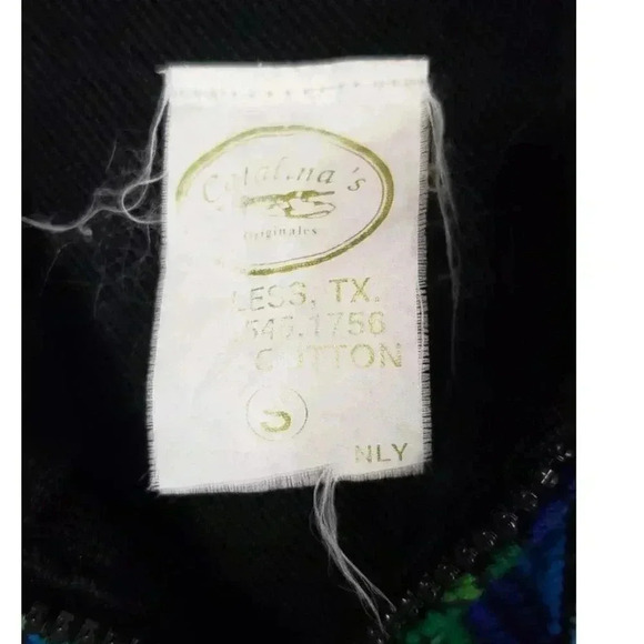 Vintage Catalinas jackets women size small fits like a large aztec western - Picture 3 of 6